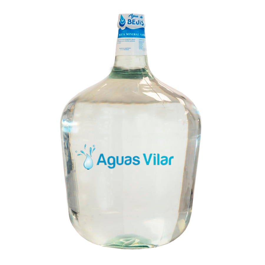 garrafa cristal 10 litros agua de bejis